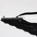 2017 Hot Images Black Lace Side Sexy Lingerie Girls Stylish Plus Size Full Cup Fancy Bra and Panties Brassiere thumbnail-3