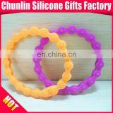 Newest and Personalized Silicone Chain Bracelet thumbnail-1