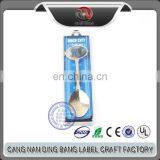 Wholesale Stock Cheap Individual Packaged Custom Made Metal Souvenir Sliver Epoxy Ice Gream Spoon thumbnail-1