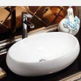 Bathroom Ceramic Modern Popular Used Round Shape Single Hole Table Top Art Wash Sink thumbnail-2