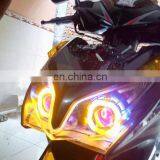 2.0" HID Bi-xenon Projector Lens HID Headlamp Double Angel Eyes Projector Headlight
