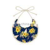 Wholesale Cheap Brushed Milk Silk Spring Floral New Bandana Bibs Baby thumbnail-2