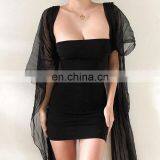 LAITE D2177 Amazon Hot Sales Soft Off-shoulder Backless Casual Dresses Women Fashion Bodycon Sexy Dresses thumbnail-3