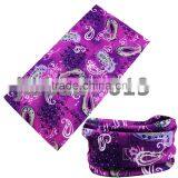Custom Bandanas Wholesale 100% Polyester Seamless Microfiber Multifunctional Outdoor Bandana thumbnail-1