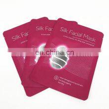 Three Side Seal Packaging Plastic Pouch Custom Printing Facial Mask Bag Heat Sealing Aluminum Foil Flat Pouch thumbnail-1
