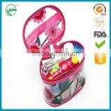 OEM Wholesale Clear Zipper Plastic Transparent Makeup Ziplock PVC Bags Handbag thumbnail-5