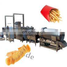 30-60KG Potato Crisps Line Making Sweet French Fries Machines Potato Crispy Machine