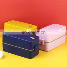 Japanese Smart Custom Wholesale Eco Friendly Wheat Straw Plastic Bento Kids Lunch Box thumbnail-3