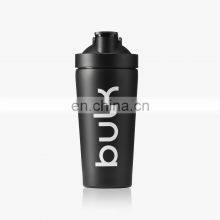 2021 Wholesale New Sport Protien Insulated Leakproof Metal Fitness Stainless Steel Custom Logo Mixer Protein Gym Shaker Bottle thumbnail-2