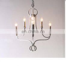Lustre LED Fancy Lights Chandelier Light White for Home Maria Teresha Flower Decorative Acrylic Modern Lamp Crystal Chandelier thumbnail-4