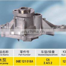 Gasoline Engine 06E 121 018 A KLG High Quality by Aluminium Water Pump for Volkswagen AUDI