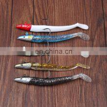 JOHNCOO Jig Head Lure Fishing Lure Soft Bait 1pcs 128mm 19g Wobblers Carp Fishing Soft Lures Silicone Bait Seabass thumbnail-4