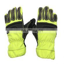 Firefighter Rescue Fire Resistant Heat Insulation Protection Sheepskin Safety Firemen Working Gloves thumbnail-2