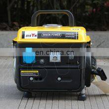 Bison Best Small Mini Smallest Electric Single Phase 2 Stroke 650 Watt 750W 12v Dc Portable Gasoline Generator thumbnail-3