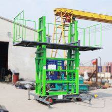Hydraulic Mast Lifter Mobile Electric Mobile Masonry Platform Elevators Ladder Lift thumbnail-3