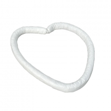 Только масляные впитывающие трубки для контроля разливов масла и борьбы с загрязнением морской поверхности. Нелипкие, белые thumbnail-2