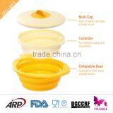 ARP unbreakable microwave foldable silicone bowls