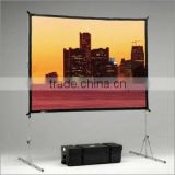 factory supply fast folding screen with front and rear screen