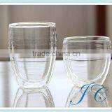 Transparent Double Wall Glass Cup / Glass Coffee Tea Cup With Cheap Price