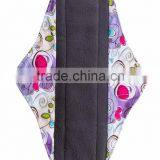 New Female Bamboo Charcoal Menstrual Pad Cloth Sanitary Pad for Choice thumbnail-6