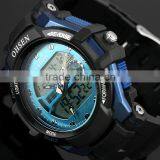 Hot Sell Men's Rubber Strap Black Analog Digital Silicone Sport Boy's Watch WS080/081 thumbnail-4