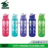 2016 custom glass water bottle with redesigned lid