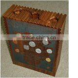Top Quality Real Wood Coin Display Box thumbnail-6