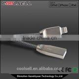 MFi Certified Cable Nylon Complex Braided Zinc Alloy 8pin USB Cable for Apple With MFi Approval for IPhone7/7plus thumbnail-3