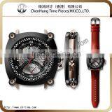 Geneva Diamond Quartz Black Colour Wrist Luminous Watches Luxury Sport Watch Special Design thumbnail-1