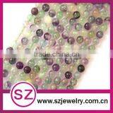 New wholesale fashion flourite gemstone beads strands