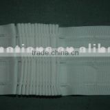 50mm white curtain tape with 4 pieces removable cord