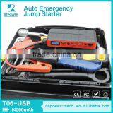 3USB Output Mini Portable 14000mah Multi-function Emergency 12V Car Jump Starter thumbnail-3
