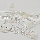 Red and Green BI-COLOR LED Diode 3MM Round With Domed Top Light Emitting Diode ( Lens Color Diffused White ) thumbnail-1