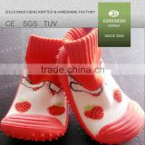 baby XC 701 slipper socks with rubber sole non-slip socks floor socks