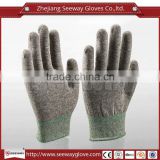 SEEWAY Copper Conductive Gloves, Light Nylon Seamless Knitted Gloves With Competitive Price