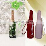 Custom Eva Single Wine Carrier Bag With Handle in Printed Logo by Fabric thumbnail-4