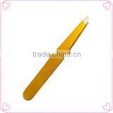 Professional Tweezer Manufacturer Offer Eyebrow Extension Slant Tweezer thumbnail-2