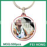 Wholesale Bulk Two Sided Basketball Advertising Customized Key Ring thumbnail-4