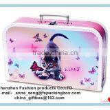 Kitty Cardboard Suitcase Box