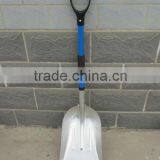 aluminum snow shovel with fiberglass handle