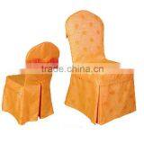 DIY Dining Room Chair Covers Banquet Furniture Dressing up for Wedding Reception Unique Hotel Satin Banquet Chair Cover thumbnail-1