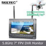 Remote Control Drones Camera Monitor 7 Inch Small Aerial Lcd Portable Dvr Display Waterproof Quadcopter