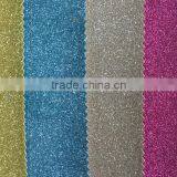 Shinny Glitter Polyurethan Synthetic PU Leather With TC Backing for Shoes Upper thumbnail-6