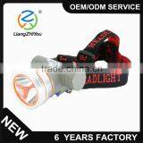 OEM High quality high capacity li battery led headlamp for outdoor camping usage