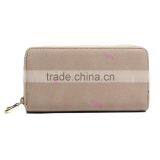 Woman Leather Wallet Brown Classic Elegant Style Plain Color Double Zipper PU Leather Fashion Women Leather Wallet thumbnail-3