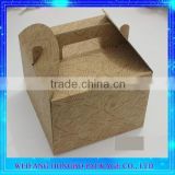 Manufacturer Price Delicate Kraft Paper Cake Box With ISO