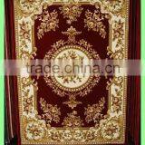 Floral Red Wilton PP Hotel Rooms Carpet Designs With High Quality thumbnail-5