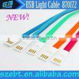 Top Quality Material TPE Charging and Syne Data a Flat Micro Usb Cable thumbnail-1