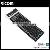 Roll Up Waterproof Folding Flexible Rubber Silicone Bluetooth Keyboard With Dustproof and Soft Keys---SKB-212--Shenzhen Ricom