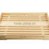 wholesale multifunctional handmade wood tray